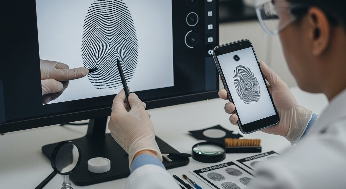 Fingerprints be identified from a smartphone photo