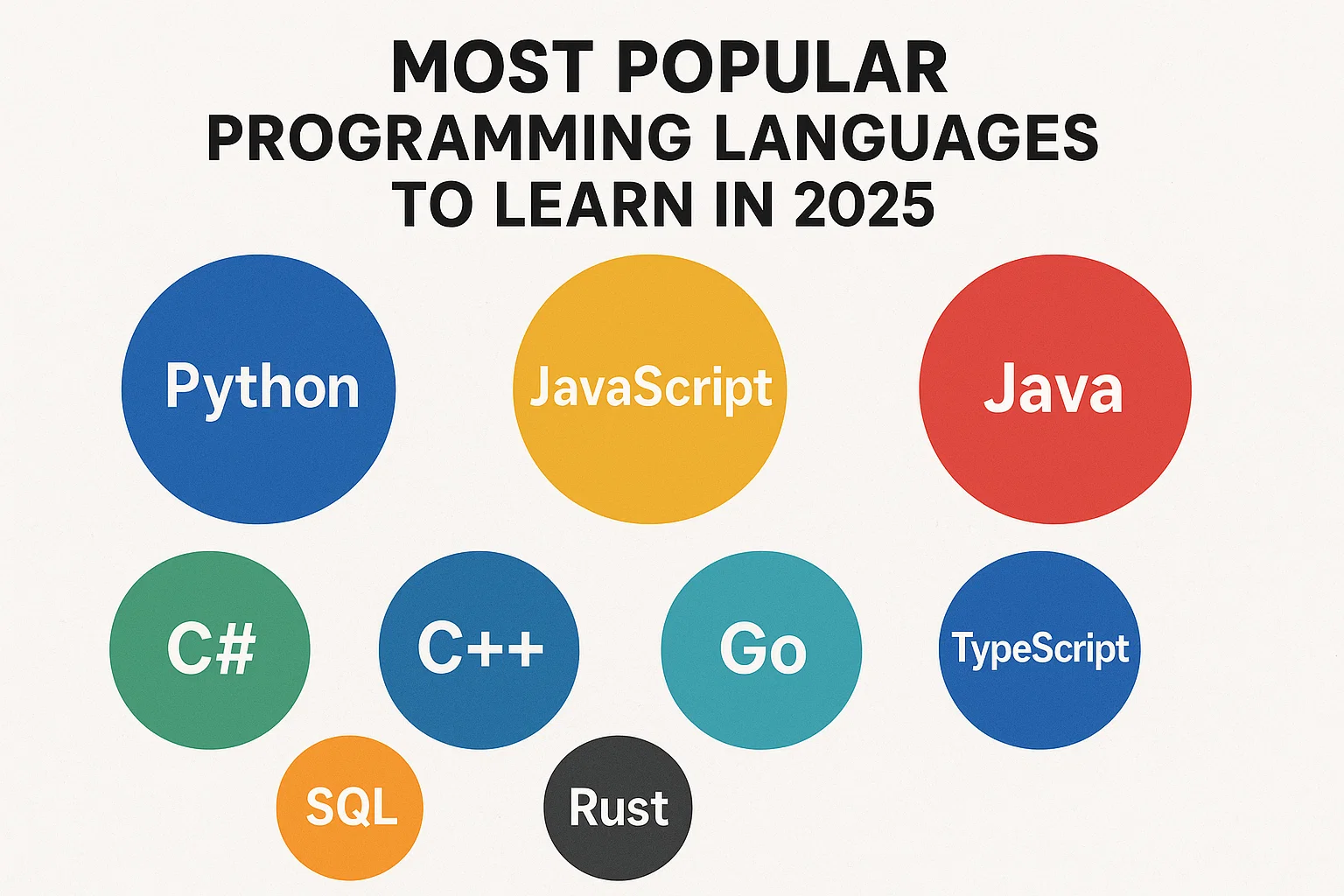 Most Popular Programming Languages to Learn in 2025