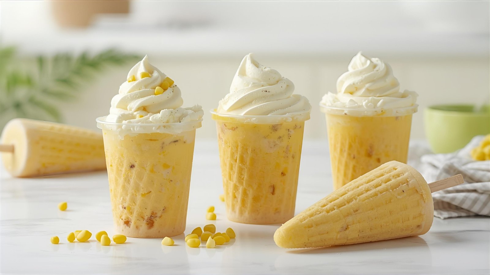 Sweet Corn Ice Cream and Frozen Treats