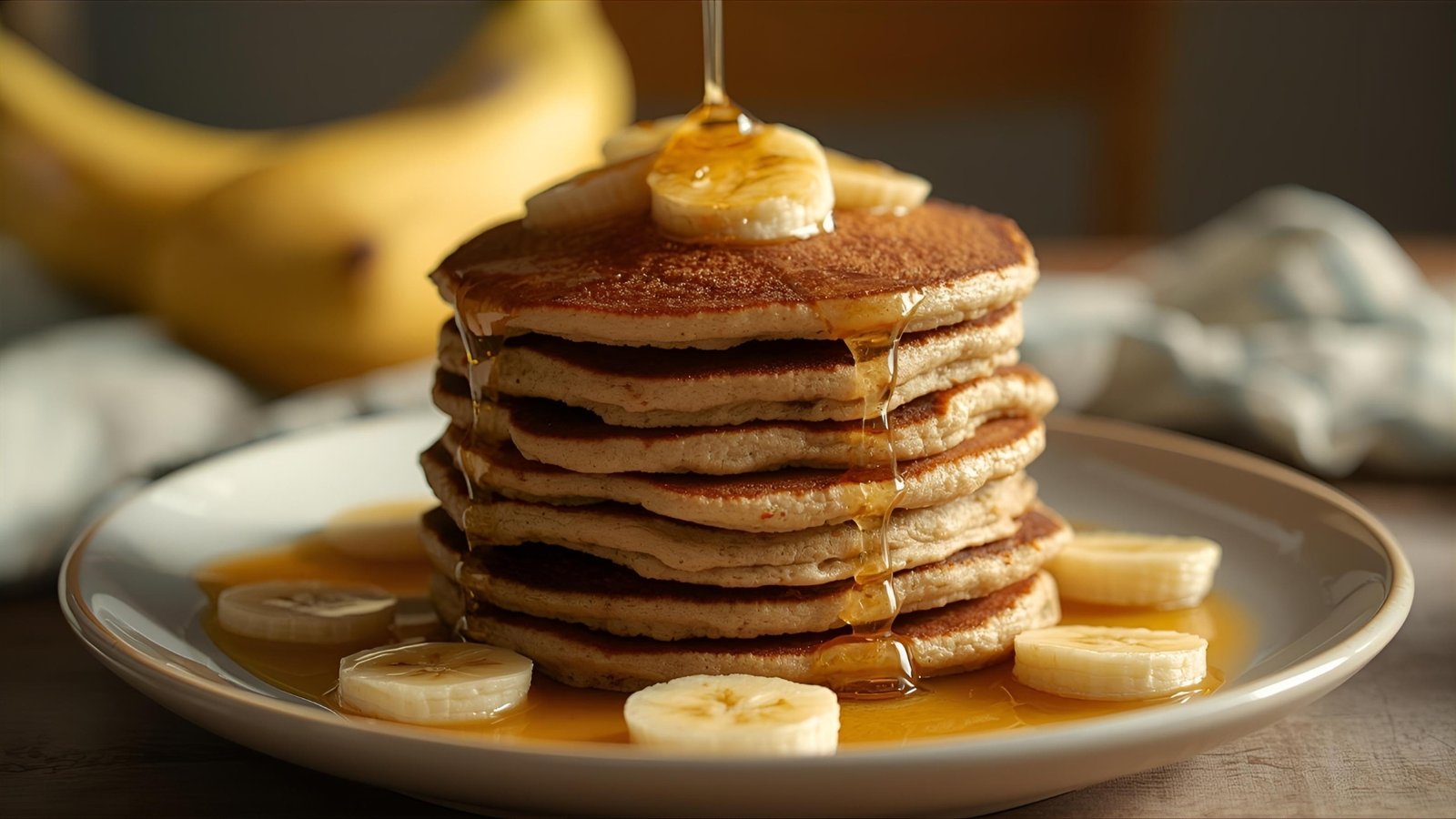 Banana-Oat Millet Pancakes