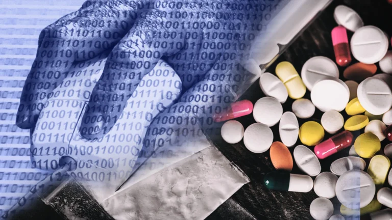 How is the drug trade on the Dark Web