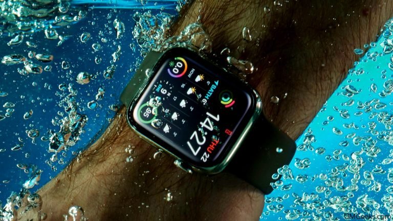 apple watch water lock