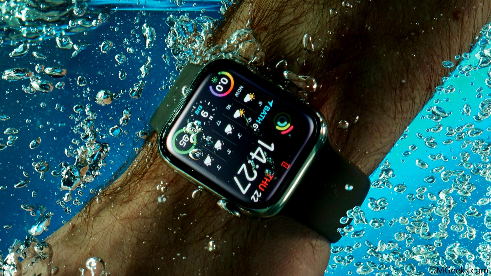 How to use function Apple watch water lock?