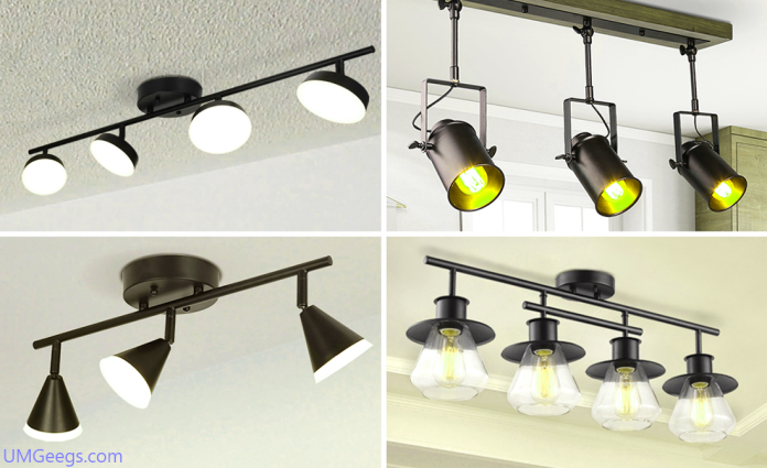 various types of track lighting