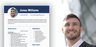 Professional CV in MS Word