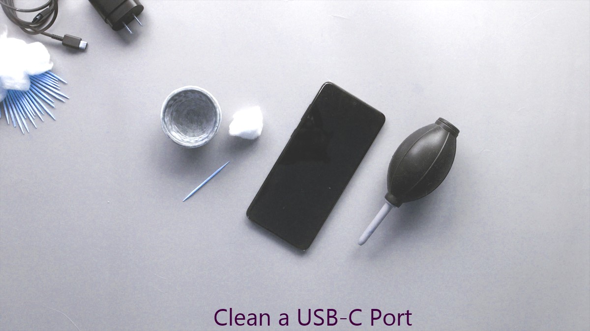 Clean a USB-C Port