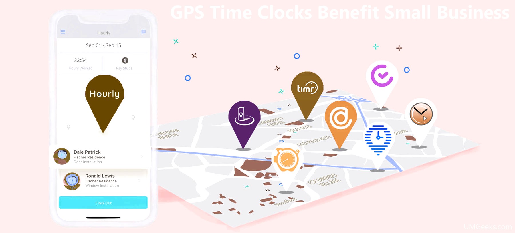How GPS Time Clocks Benefit Small Business Owners and Employees