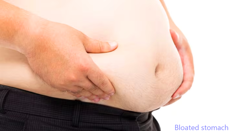 Bloated stomach