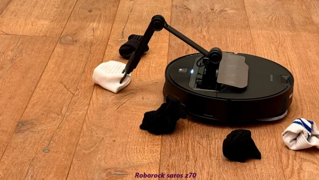 Roborock Saros Z70 Robotic Arm Usage