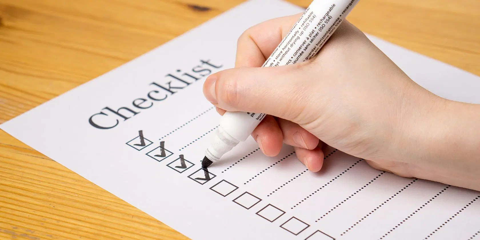 Document Preparation Checklist