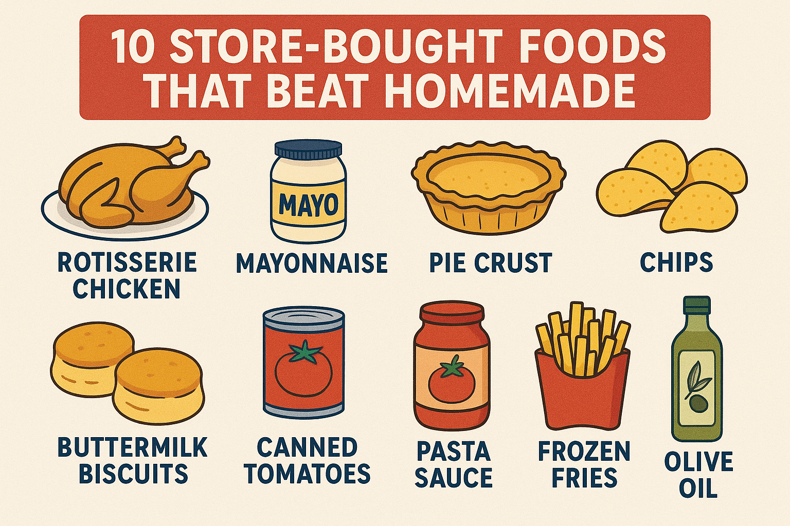 10 Store Bought Foods That Beat Homemade