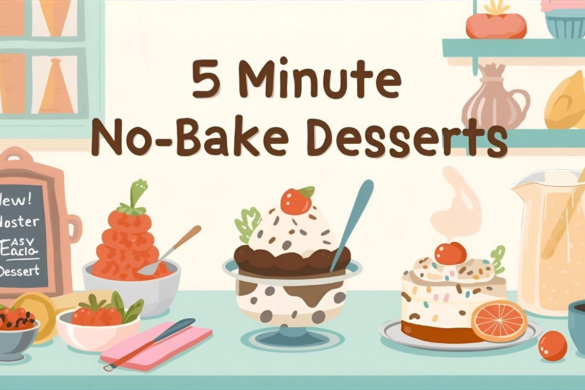 5 Minute No-Bake Desserts