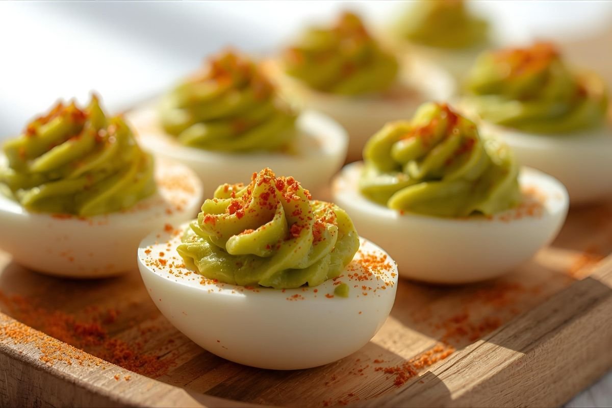 Avocado Deviled Eggs