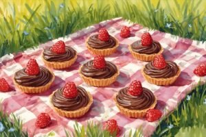 Raspberry Chocolate Tarts