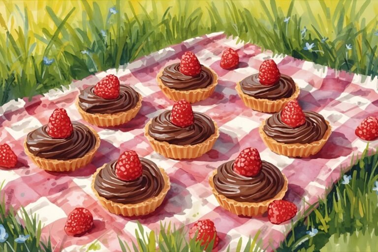 Raspberry Chocolate Tarts