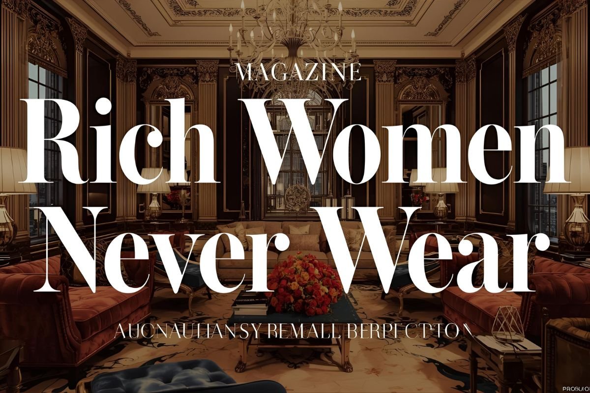 Rich Women Would Never Wear