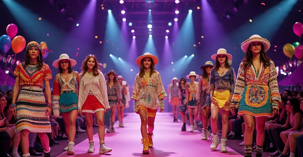 Burberry Music Festival Fashion Crochet-Heavy Summer Collection 2025