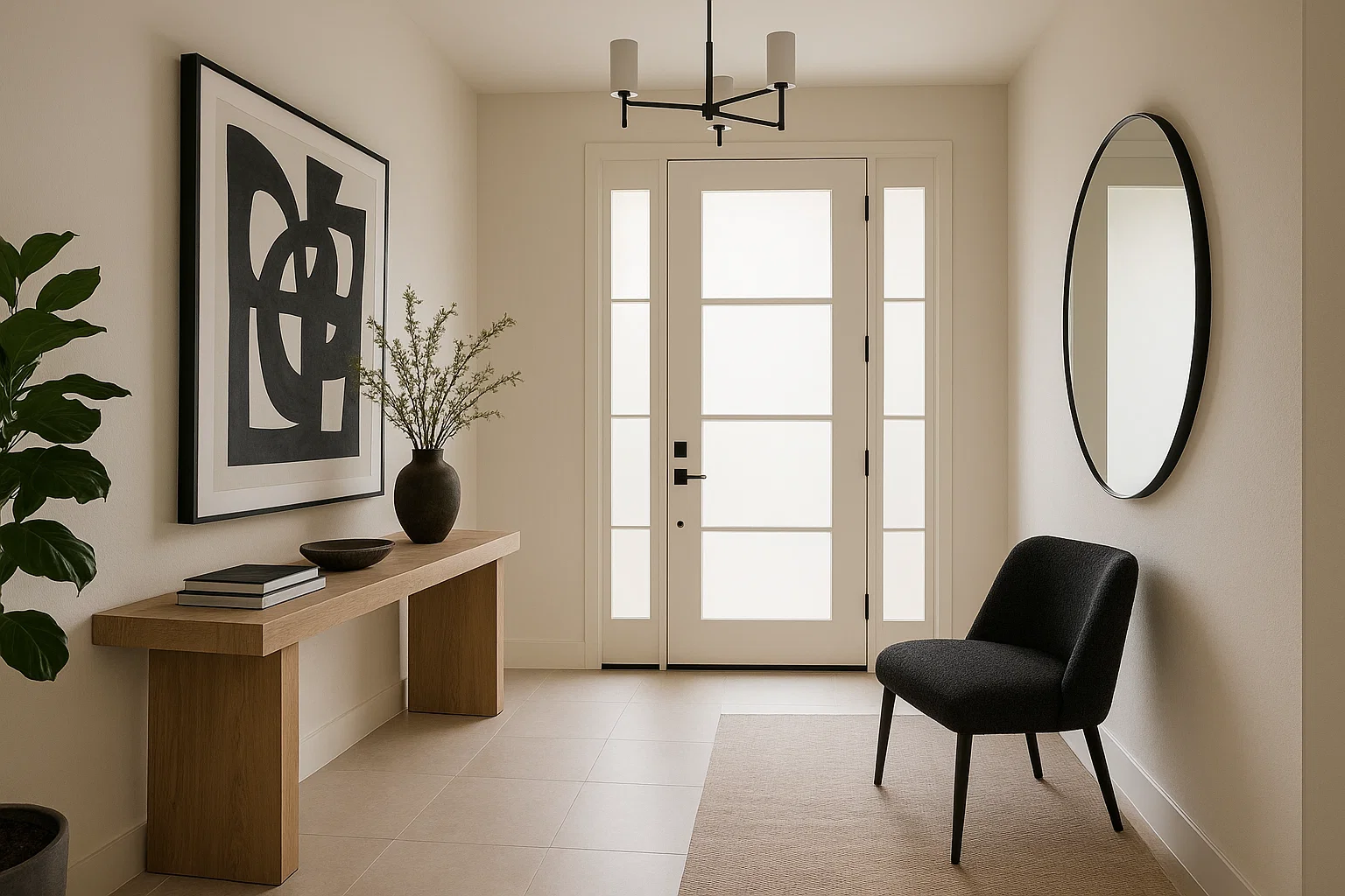 modern foyer decor ideas