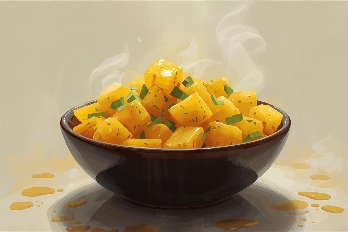 mustard warm potato salad