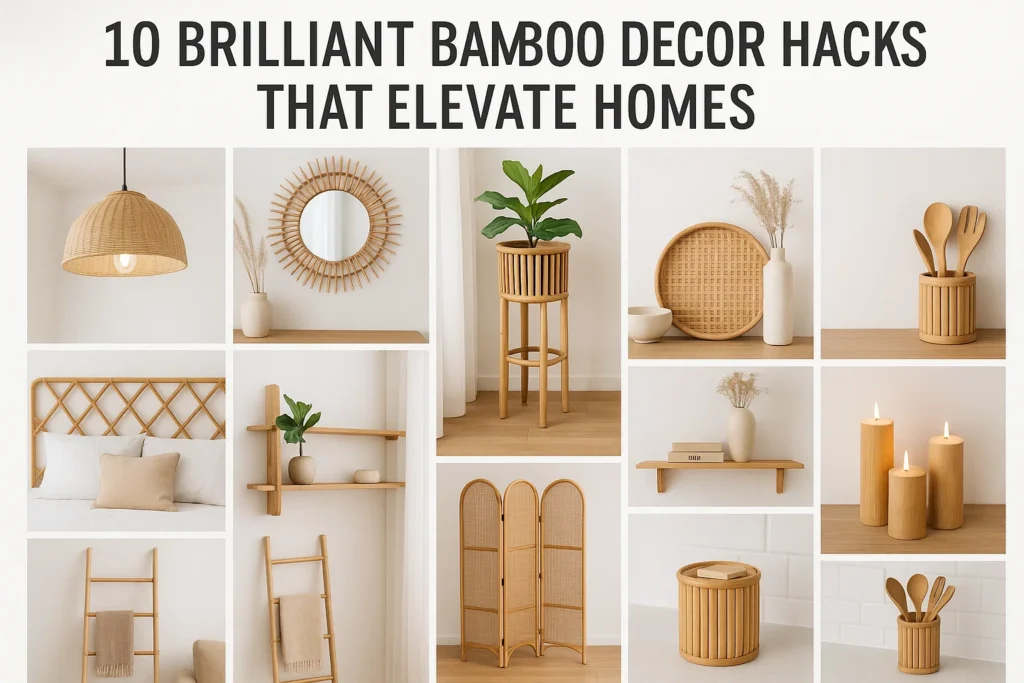 10 Brilliant Bamboo Decor Hacks That Elevate Homes