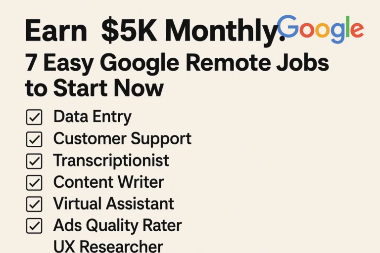 Google Remote Jobs
