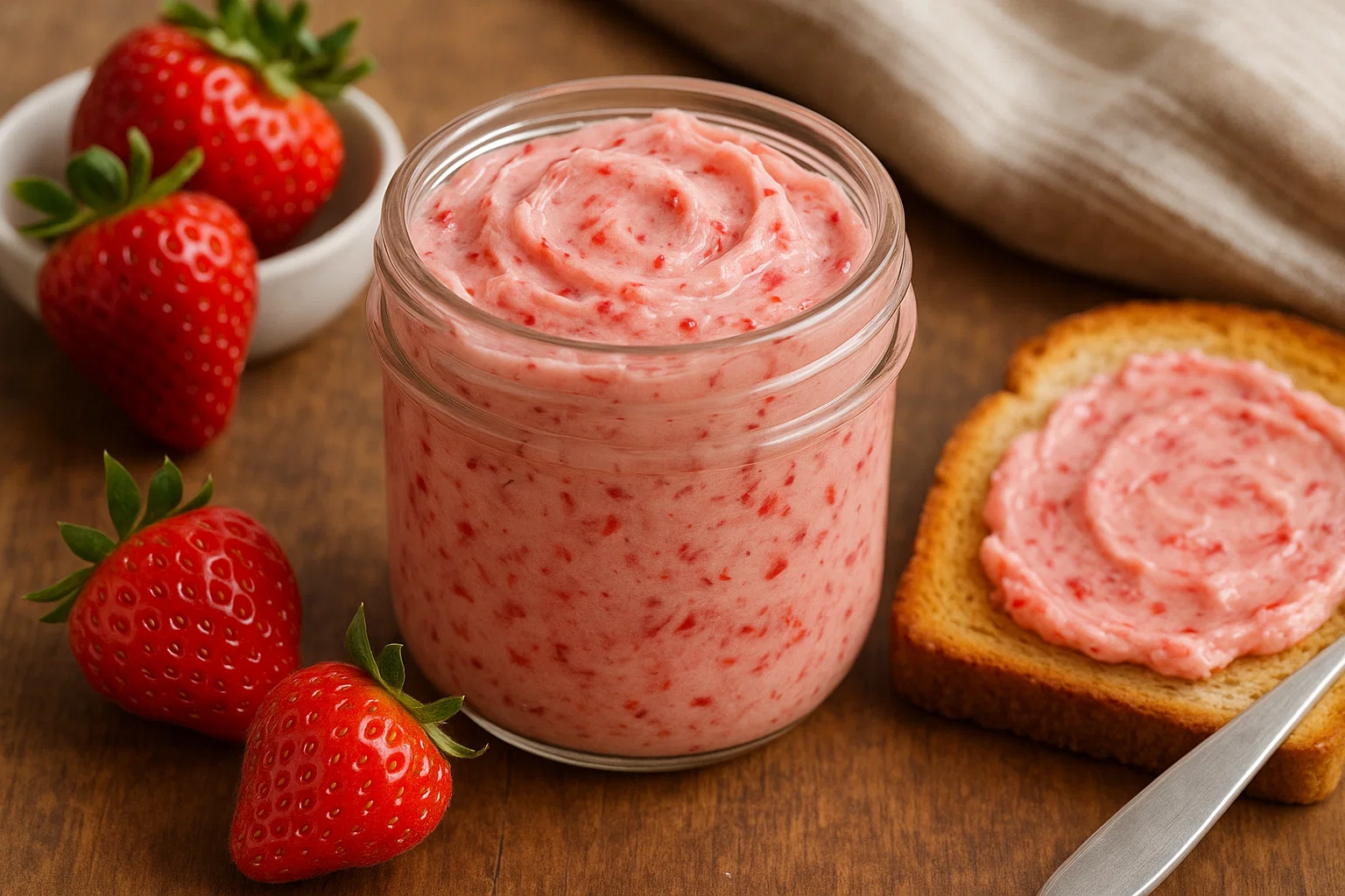 Homemade Strawberry Butter