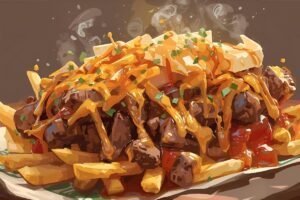 Loaded Cheesesteak Fries