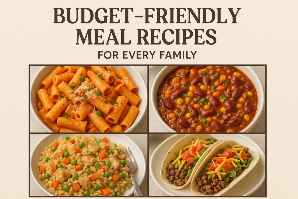 Budget Friendly Meal Recipes for Every Family in 2025