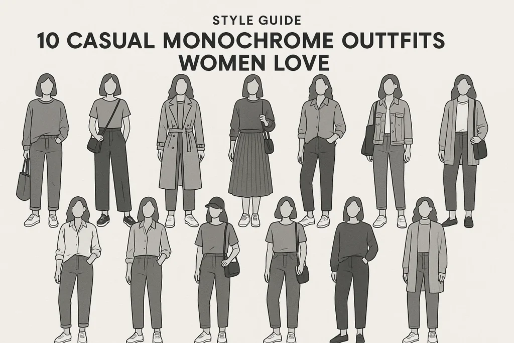 10 Casual Monochrome Outfits Women Love | Style Guide