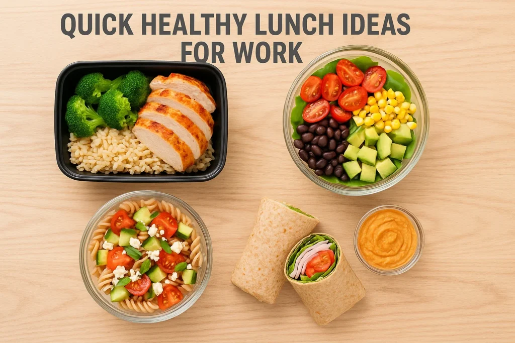 15 Quick Healthy Lunch Ideas for Work | Easy Meal Prep
