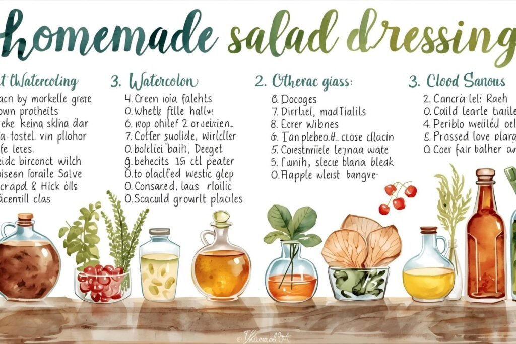 Homemade Salad Dressing Recipes 12 Easy & Healthy Options