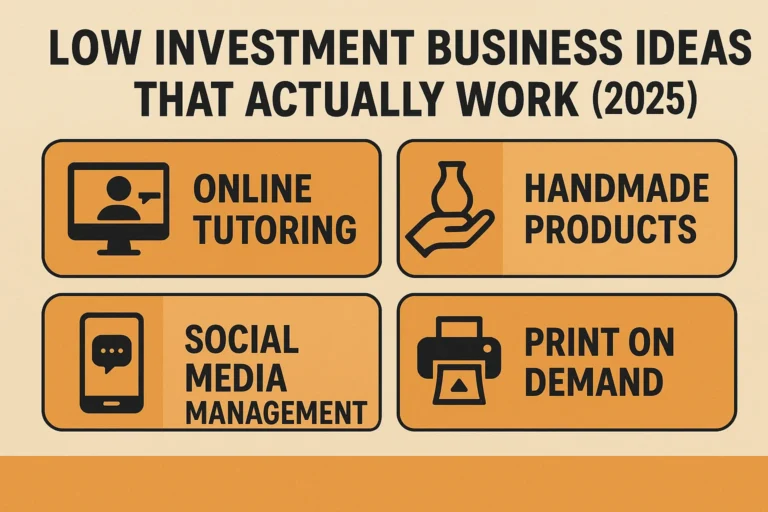 Low Investment Business Ideas