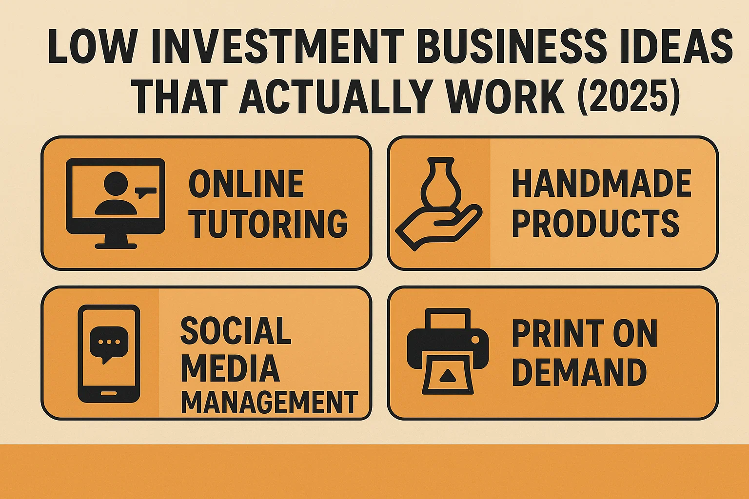 Low Investment Business Ideas