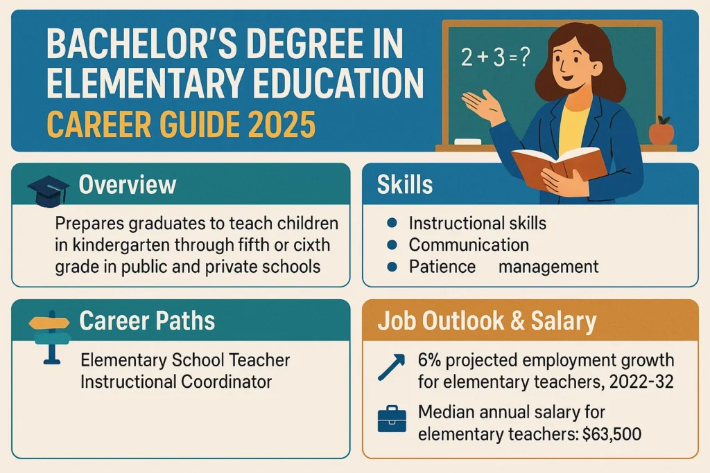 Bachelor’s Degree in Elementary Education Career Guide 2025