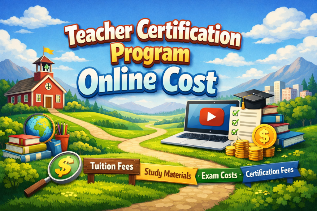 Teacher Certification Program Online Cost Complete 2026 Guide to Fees, Hidden Charges, and Cheapest Options
