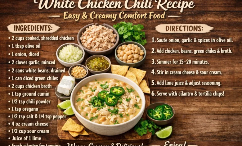 White Chicken Chili Recipe