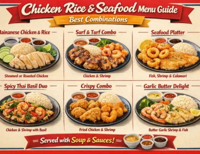 Chicken Rice and Seafood