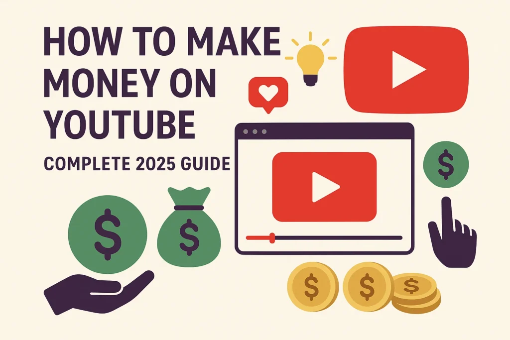 How to Make Money on YouTube – Complete 2025 Guide