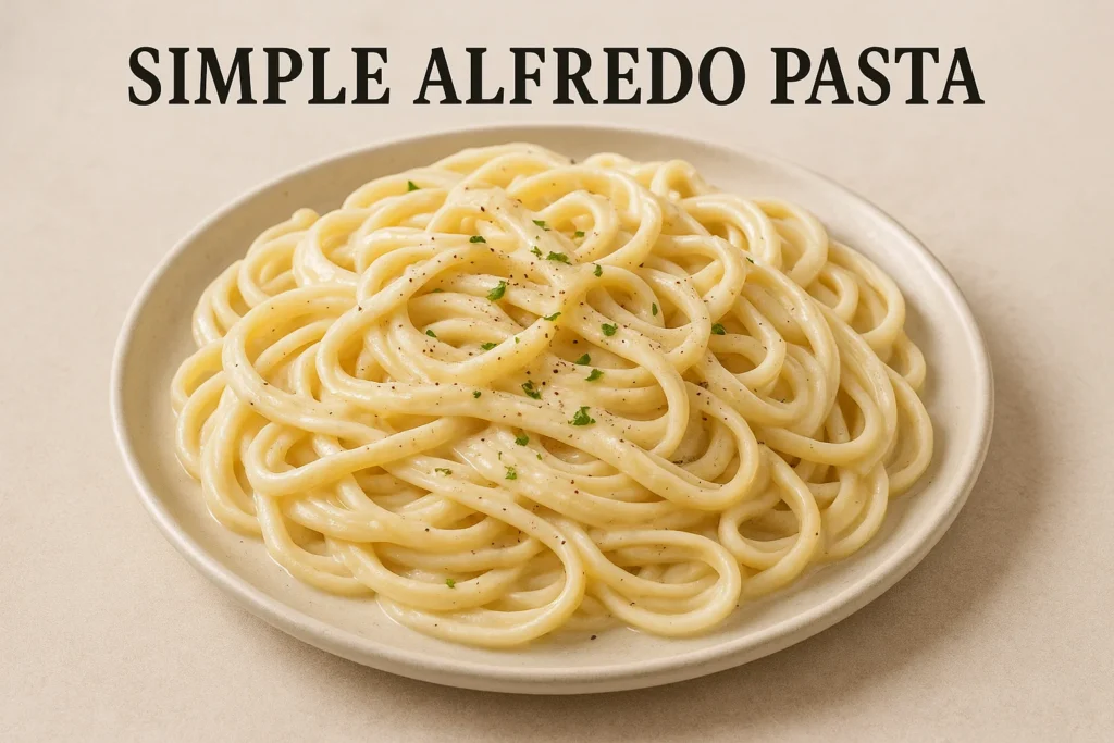 Simple Alfredo Pasta Recipe – Creamy & Quick (2025)