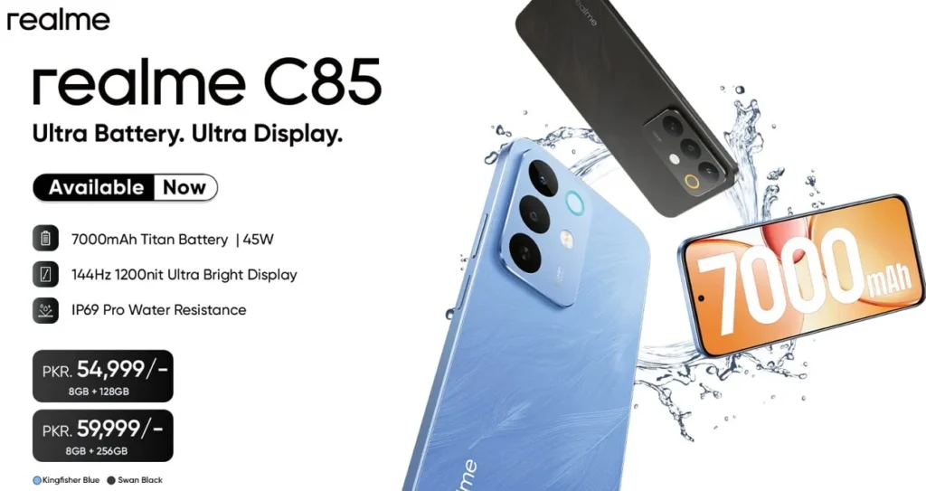 realme C85 Arrives in Pakistan: Price, Full Specs, Features, and PTA Availability